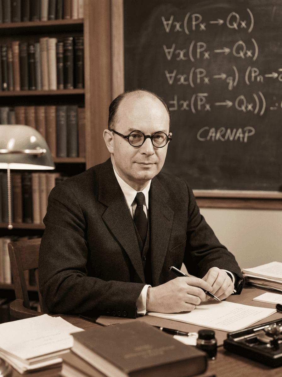 Porträt von Rudolf Carnap
