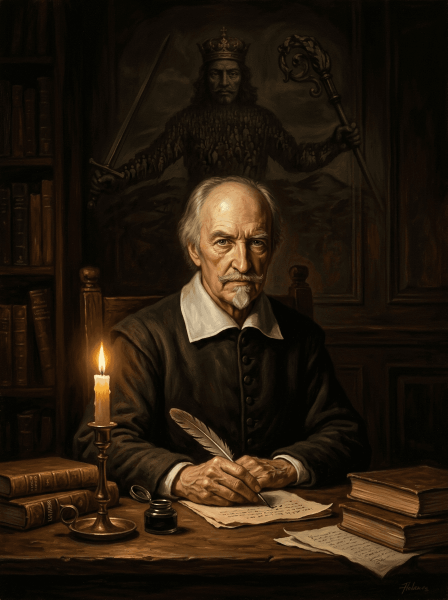 Porträt von Thomas Hobbes