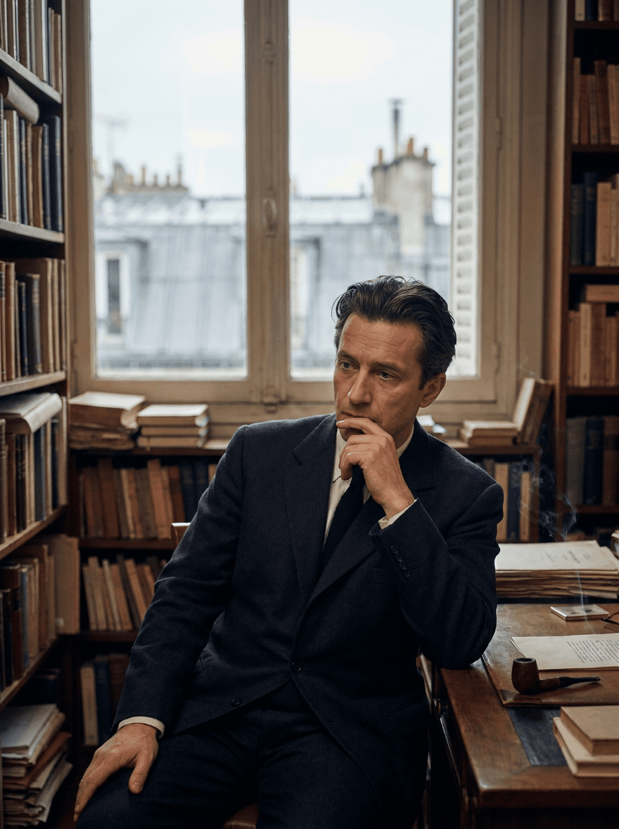 Porträt von Maurice Merleau-Ponty