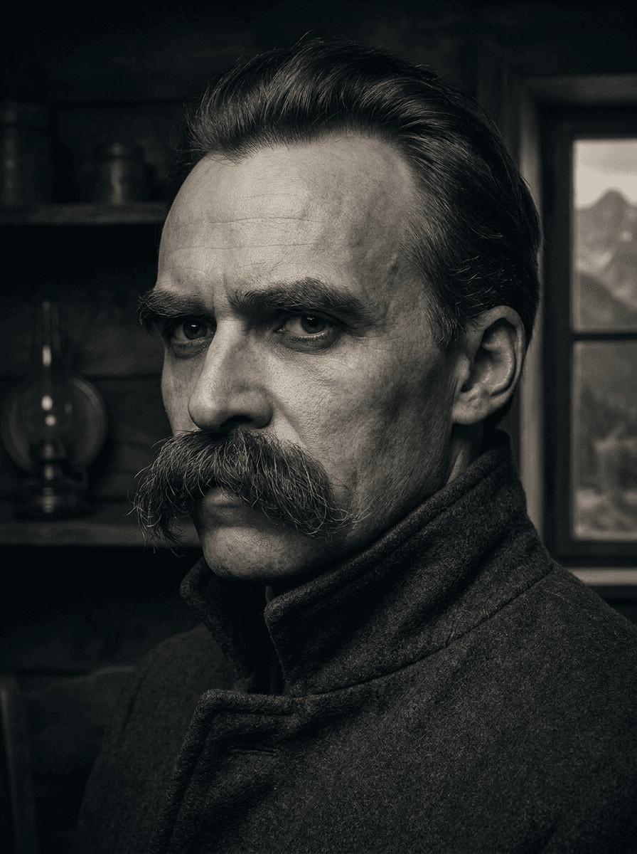 Porträt von Friedrich Nietzsche