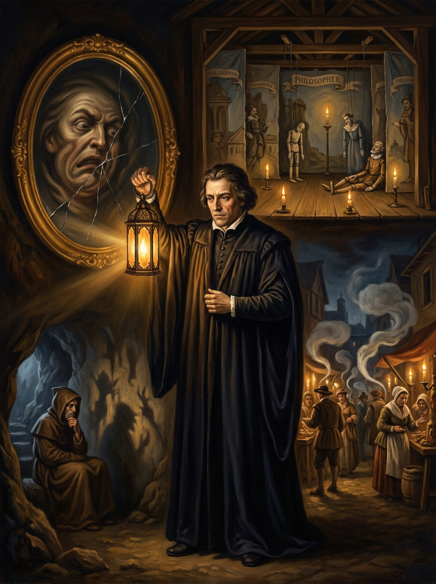 Die vier Idole des Geistes – Illustration