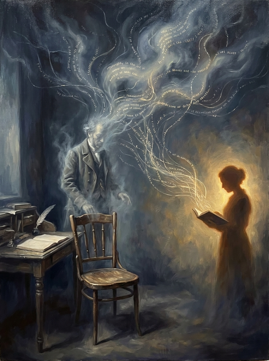 Der Tod des Autors – Illustration