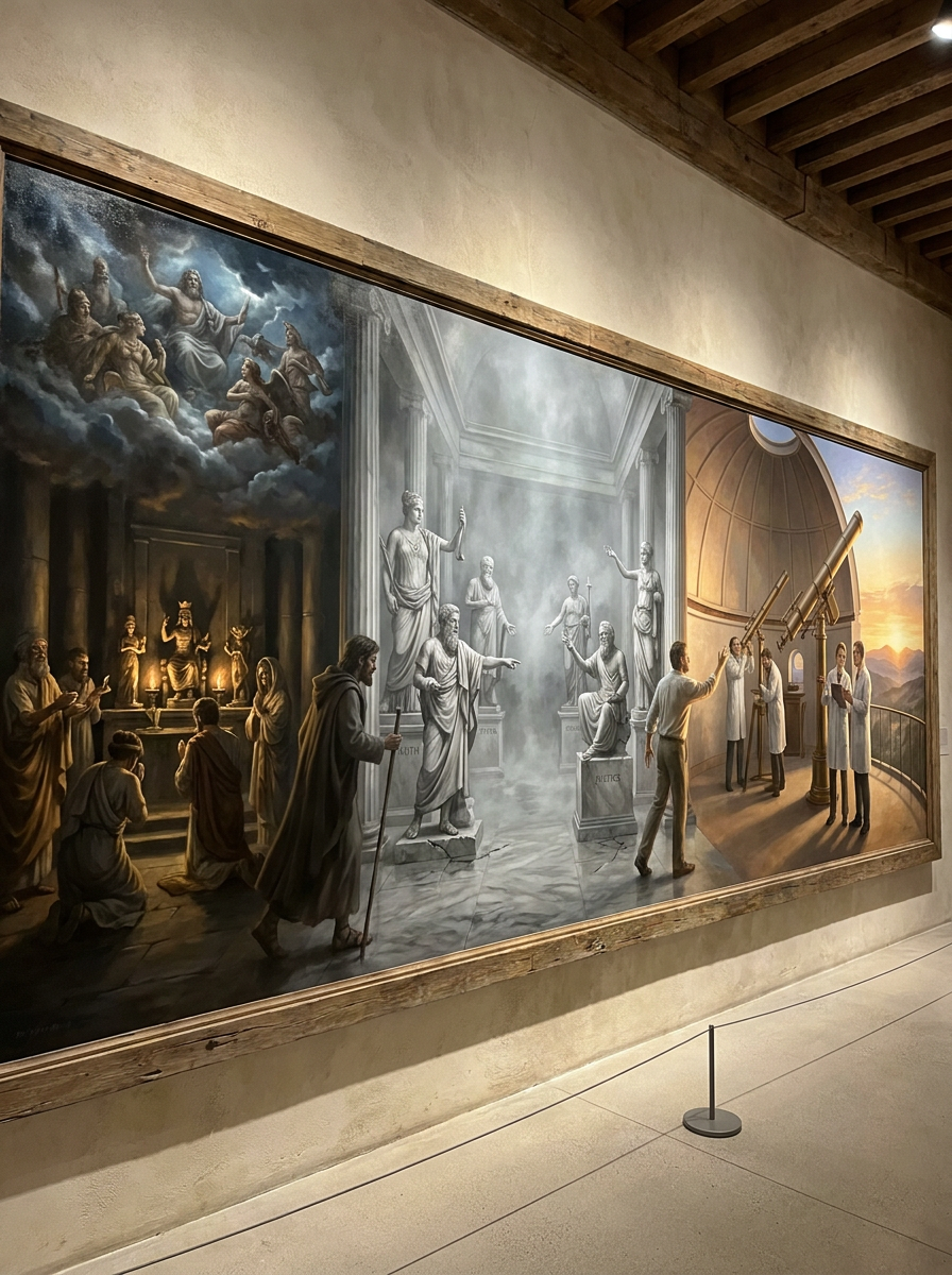 Das Dreistadiengesetz – theologisch, metaphysisch, positiv