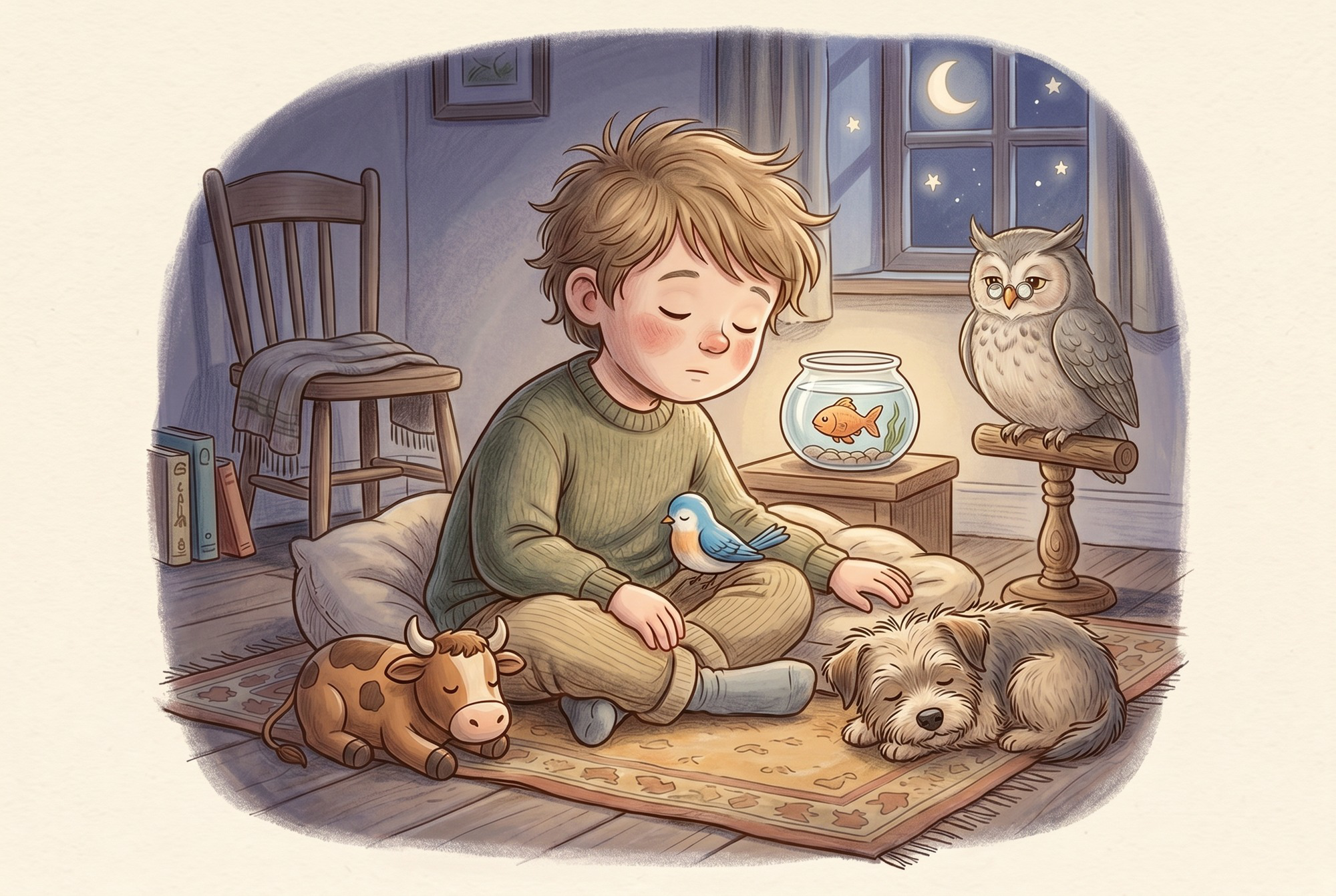 Aquarell-Illustration aus dem Buch (Seite 17).