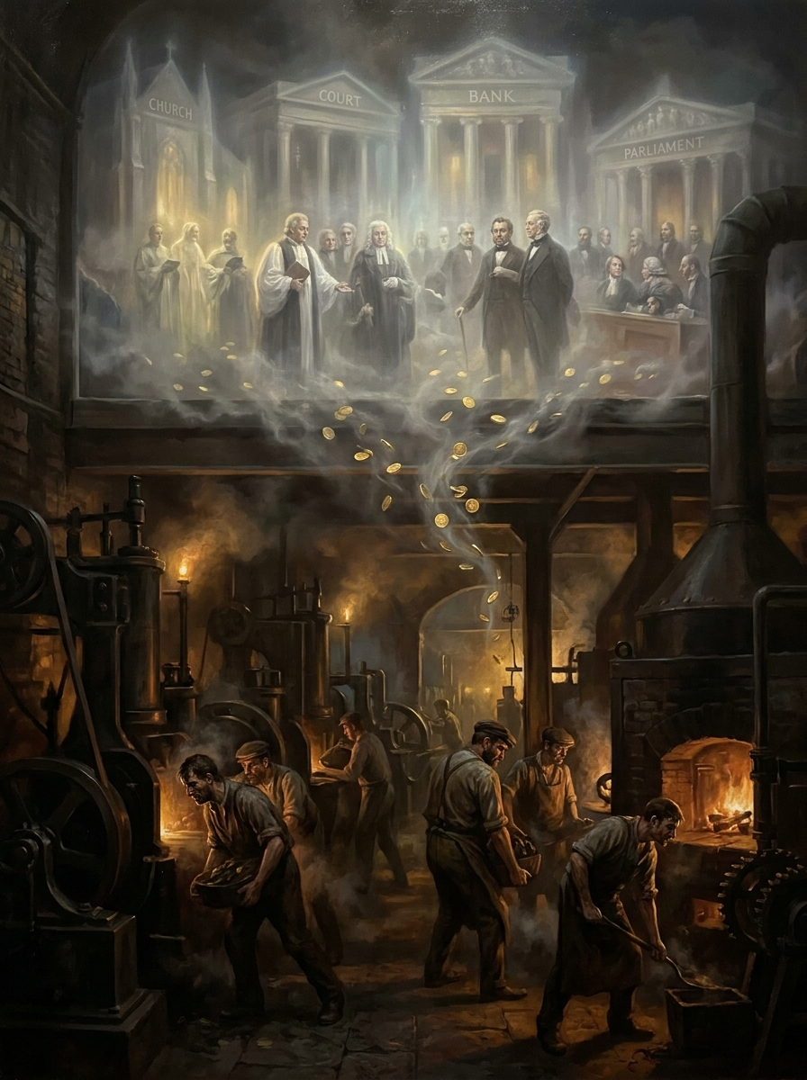 Basis und Überbau – Illustration