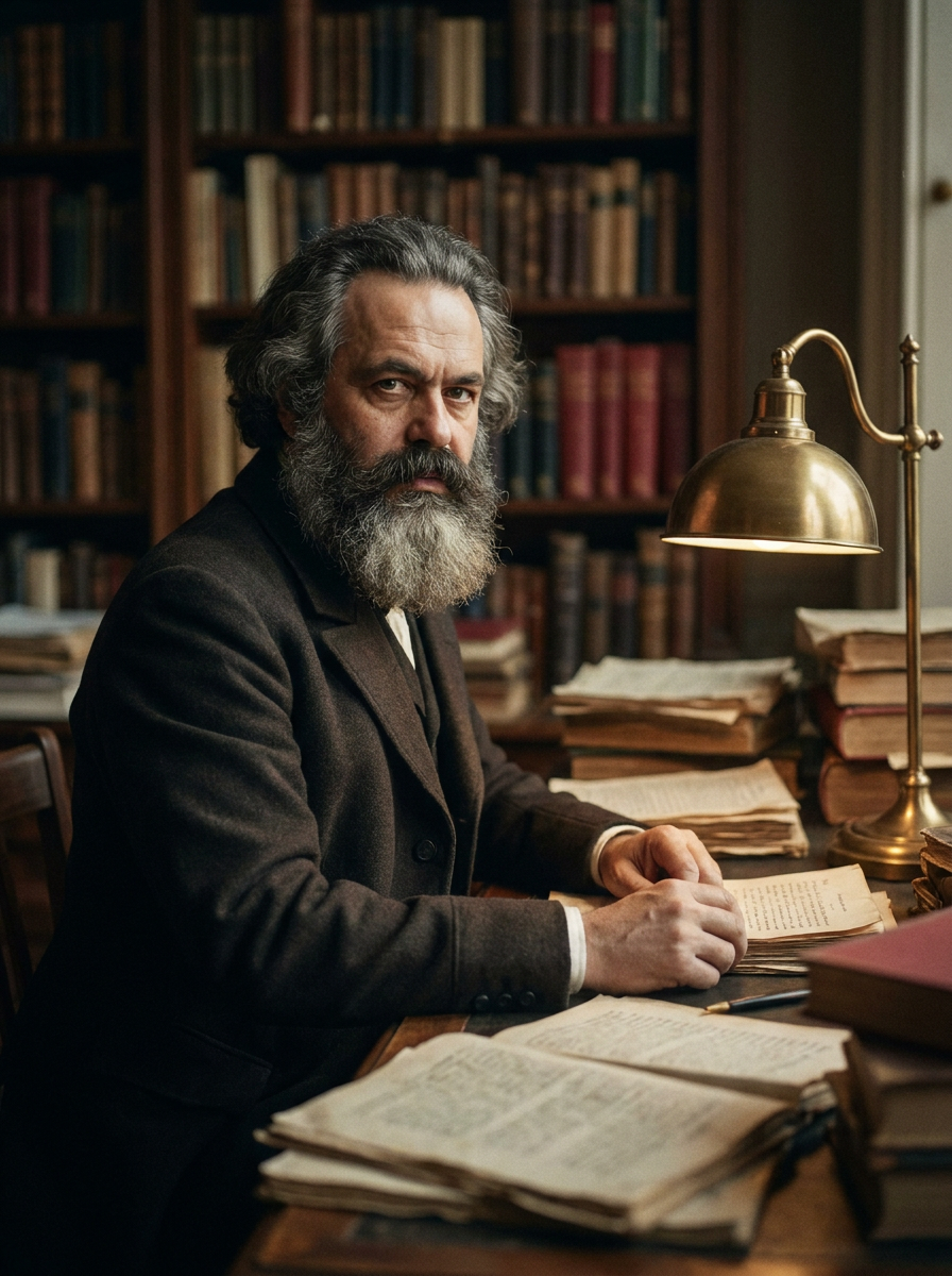 Porträt von Karl Marx