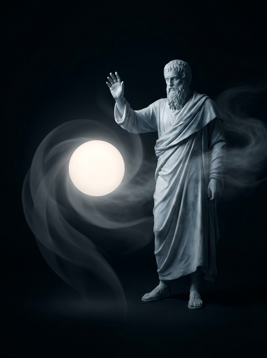 Das eine, unveränderliche Sein – Illustration zu Parmenides