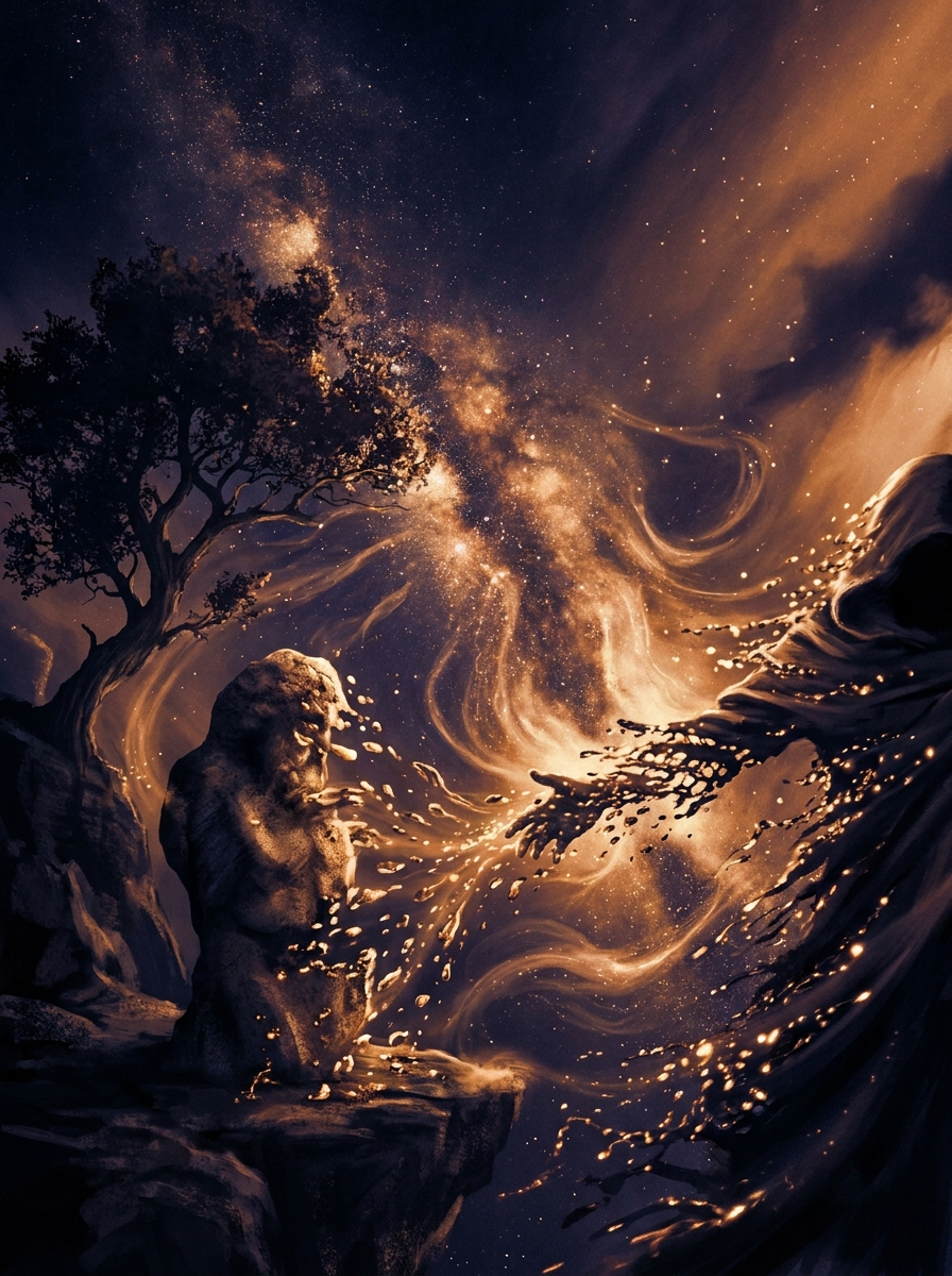 Die Welt als Prozess von Ereignissen – Illustration